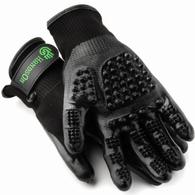 Hands-On Gloves (Color: Black, size: large)